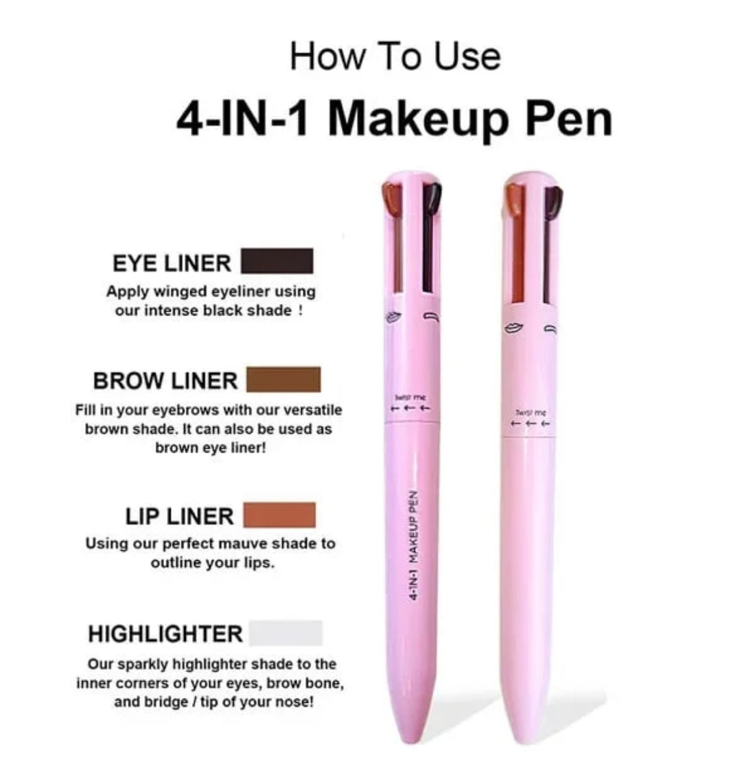 4 in 1 Makeup Pen