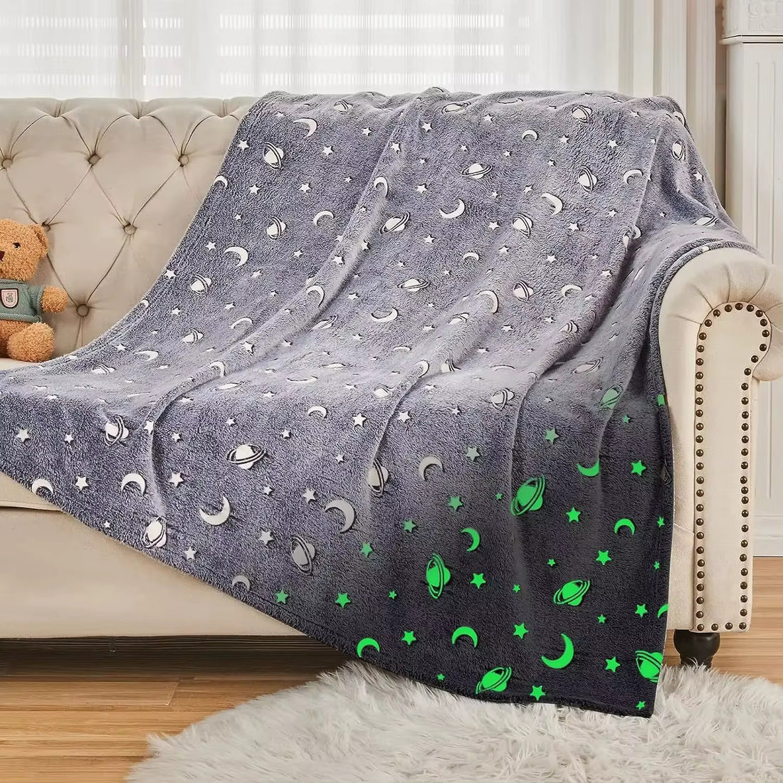 Glow in the dark blanket