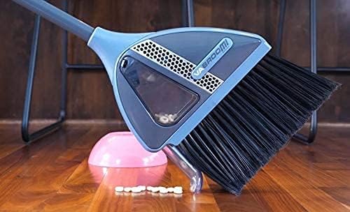 Broom with Built-In Dustpan