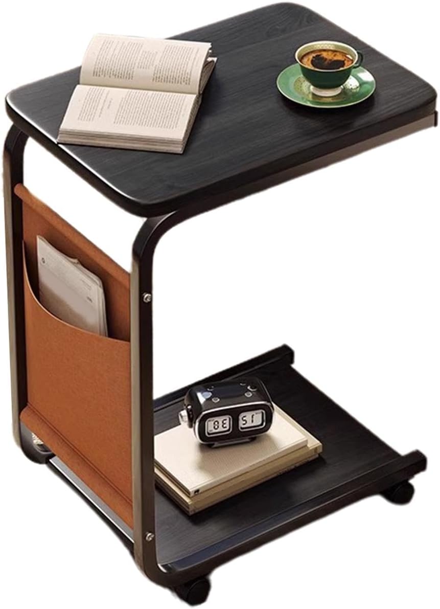 Rolling Table with Storage Pocket