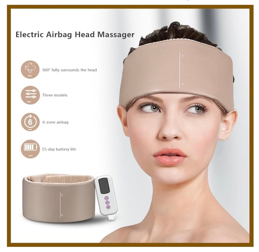 Head airbag - massage instrument