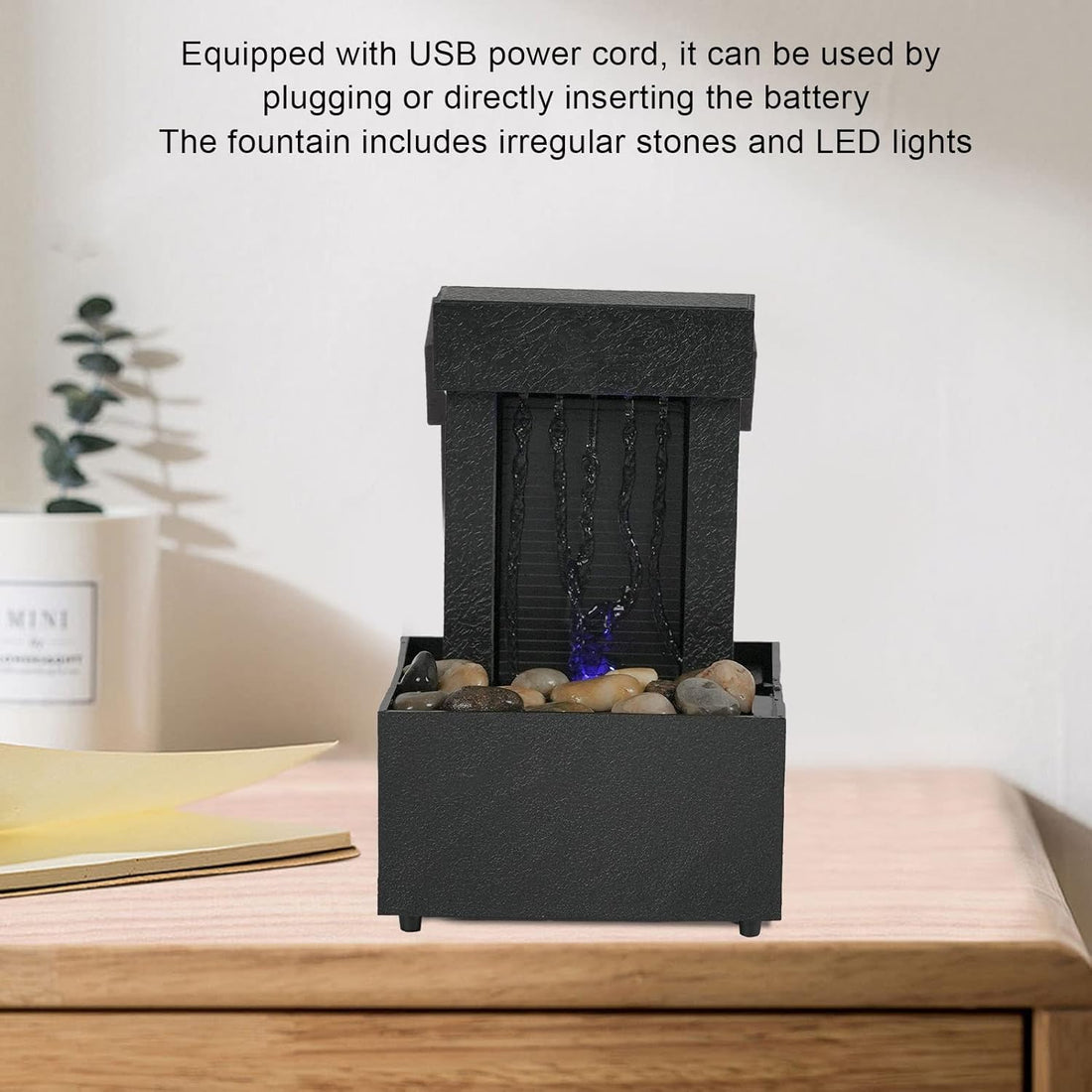 Modern LED Curtain Water Fountain