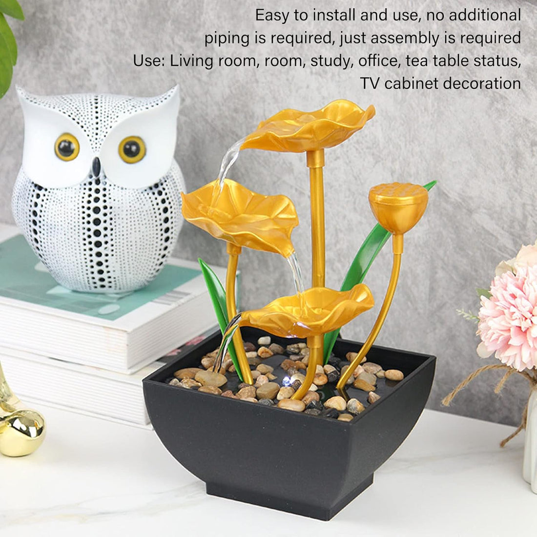 LED Lotus Water Fountain