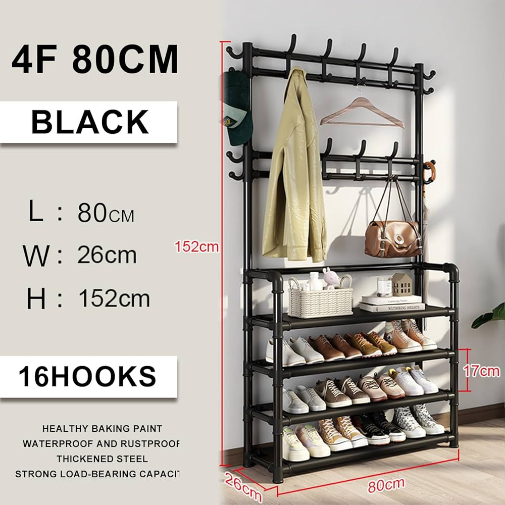 Multi-Function Shoe Rack & Coat Stand
