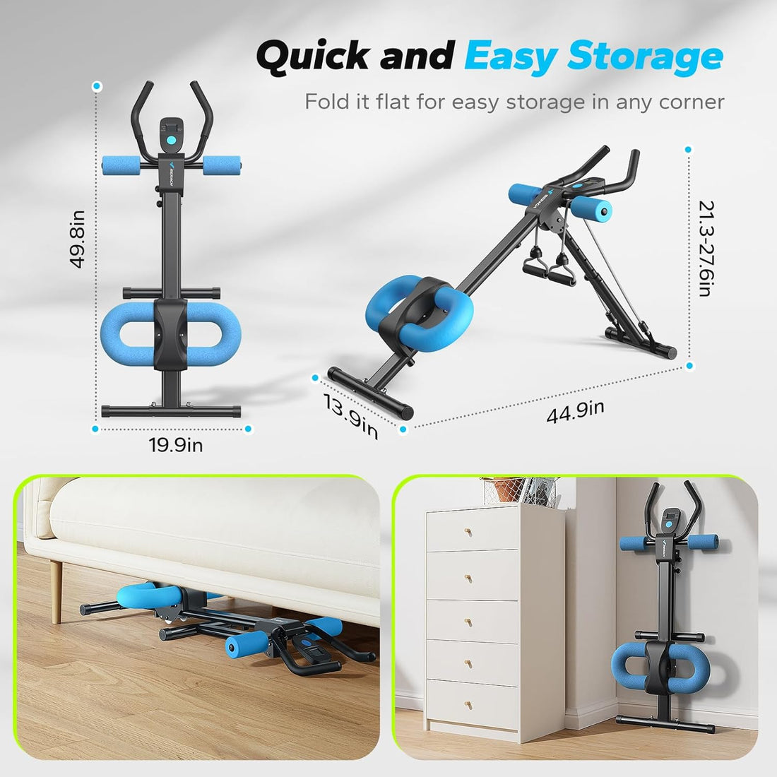 Foldable Ab Workout Machine