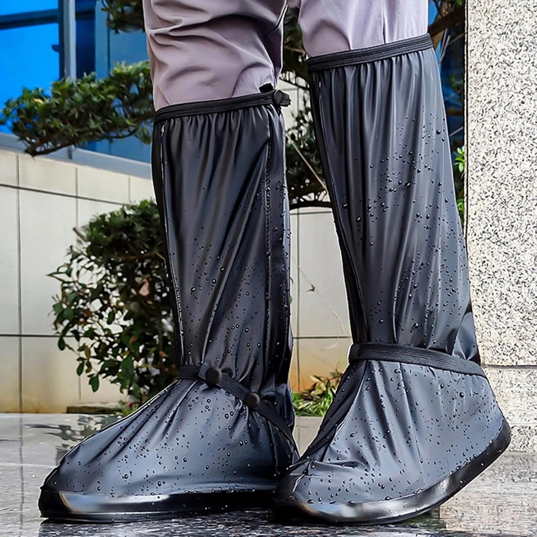 Waterproof Reusable Shoe Covers (Rain Boots Covers)