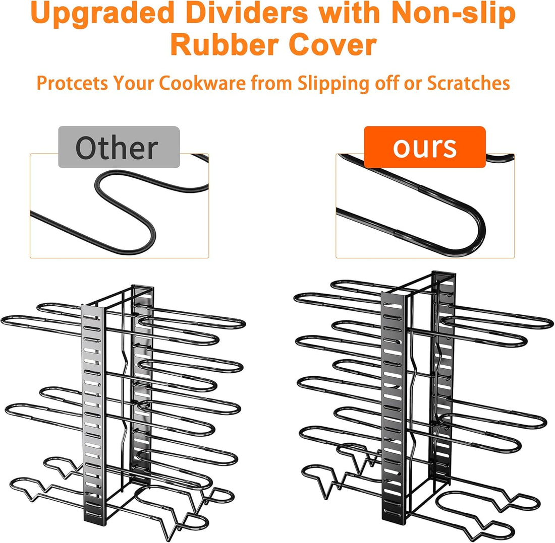 Pot & Pan Organizer Rack
