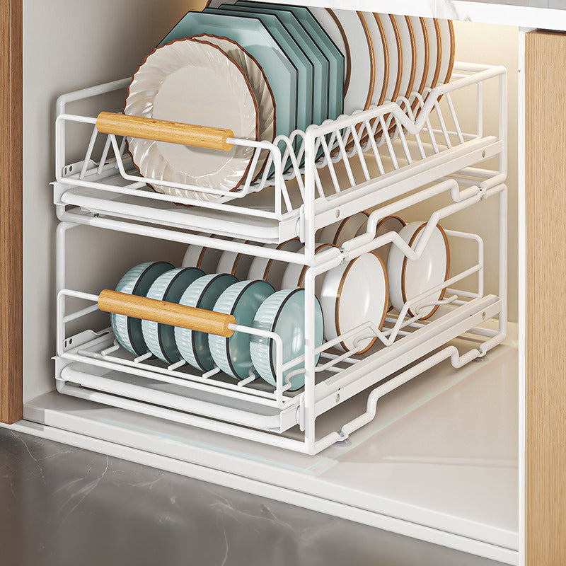 Slide out sink shelf cabinet
