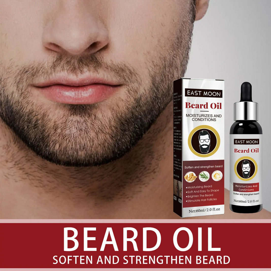 East Moon Beard Growth & Treatment Oil