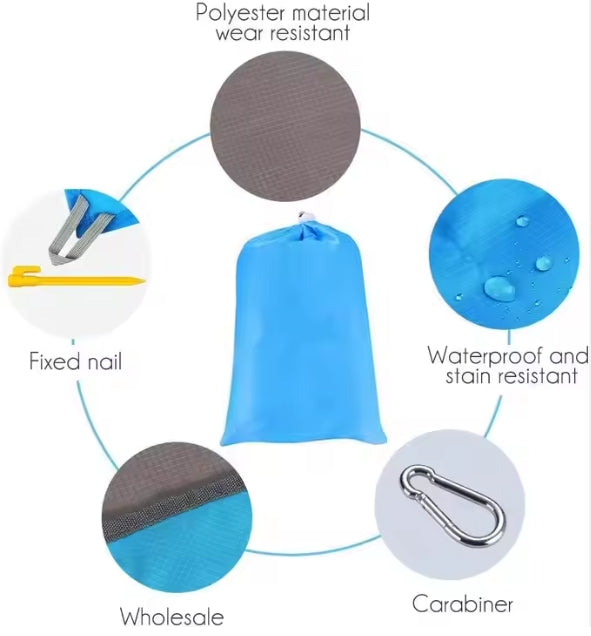 Sand proof beach blanket