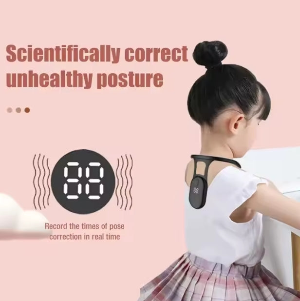 Smart posture corrector necklace for hunchback