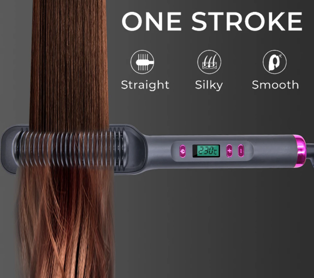 GlowStyle -  Hair Straightener & Curler Brush