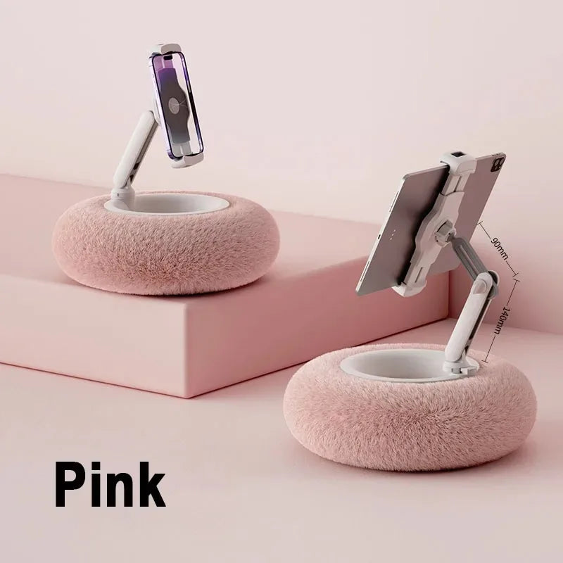 Plush Pillow Phone & Tablet Stand
